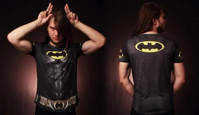 Футболки с полной запечаткой: Бэтмен - Batman